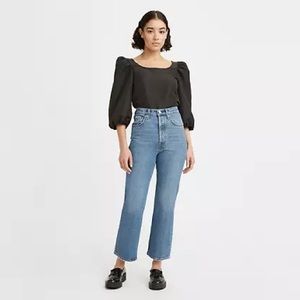 Levi’s Ribcage Crop Boot Jeans in Jazz Icon - Medium Wash